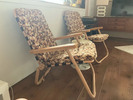 Image 1 of 2x Vintage garden chairs IM