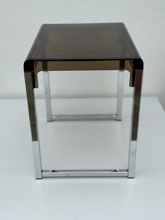 Image 1 of 2x Prisunic side tables by Marc Berthier