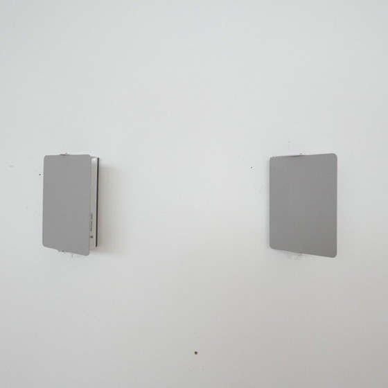 Image 1 of Pair of vintage wall lamp by Charlotte Perriand for Steph Simon, France 1960