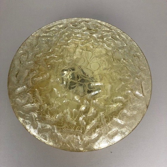 Image 1 of Vintage glass and metal wall lamp for Doria Lights, Germany 1970