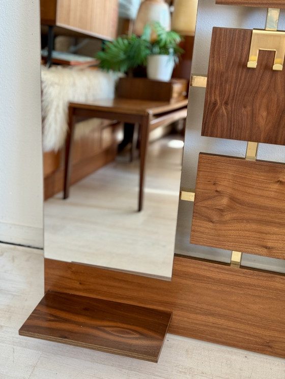 Image 1 of Porte-manteau élégant en palissandre vintage 1960