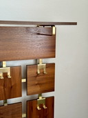 Porte-manteau élégant en palissandre vintage 1960