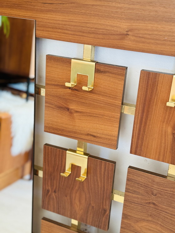 Image 1 of Stylish vintage rosewood coat rack 1960s