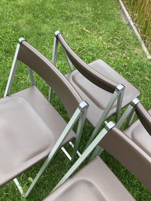 4x Interlübke folding chairs