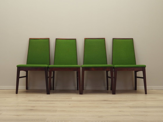 Image 1 of Set Of Four Rosewood Chairs, Danish Design, 1970S, Manufacturer: Dyrlund