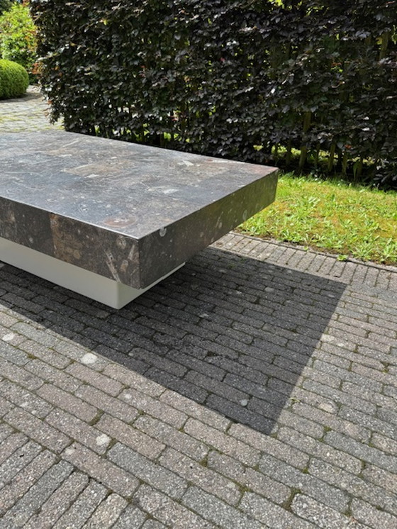 Image 1 of Table basse Pierre Fossile