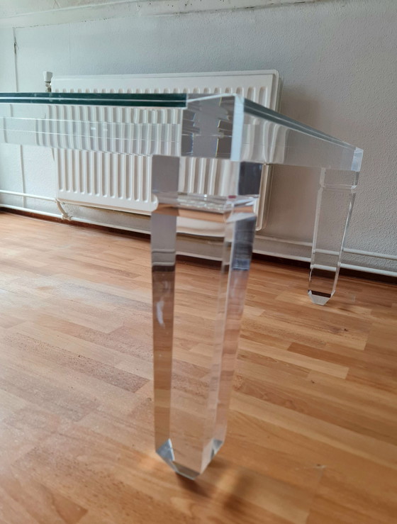 Image 1 of Tavolino da caffè in plexiglass vintage Fabian Art Roma Italia