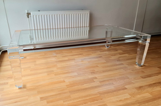 Image 1 of Tavolino da caffè in plexiglass vintage Fabian Art Roma Italia