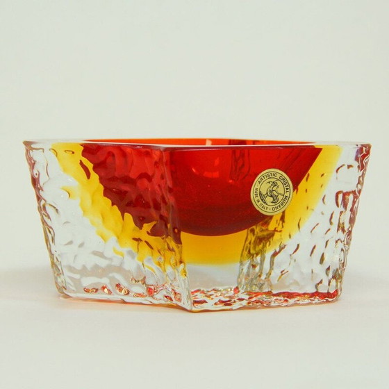Image 1 of Vintage Murano Glass Dishes by Luigi Mandruzzato, 1960