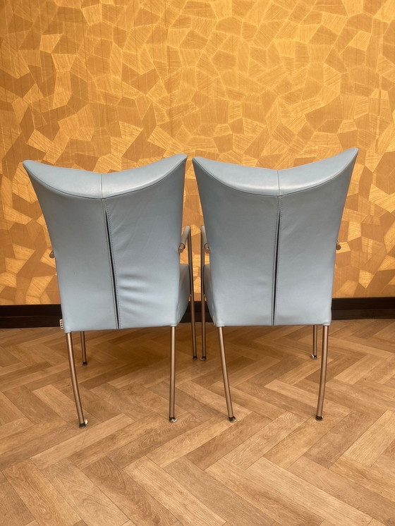 Image 1 of 2x Fauteuils Bert Plantagie bleu clair