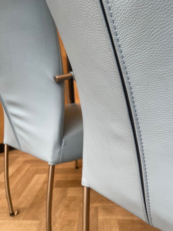 Image 1 of 2x Fauteuils Bert Plantagie bleu clair