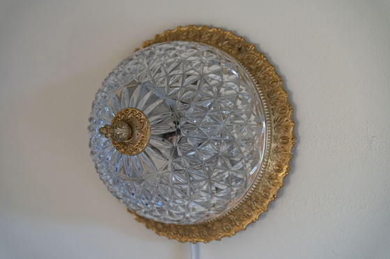 Image 1 of Brocante ceiling lamp ceiling light crystal ceiling lamp