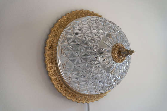 Image 1 of Brocante ceiling lamp ceiling light crystal ceiling lamp