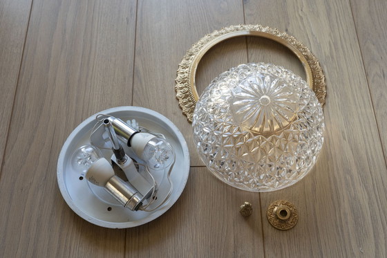 Image 1 of Brocante ceiling lamp ceiling light crystal ceiling lamp