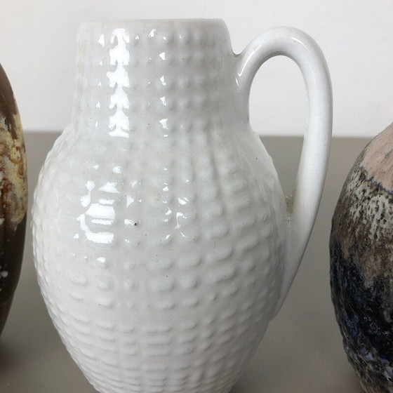 Image 1 of Set of 5 vintage ceramic vases for Scheurich, Germany 1970