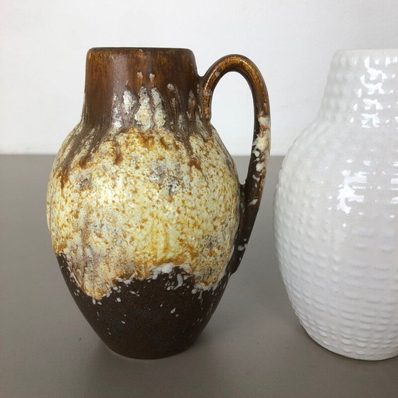 Image 1 of Set of 5 vintage ceramic vases for Scheurich, Germany 1970