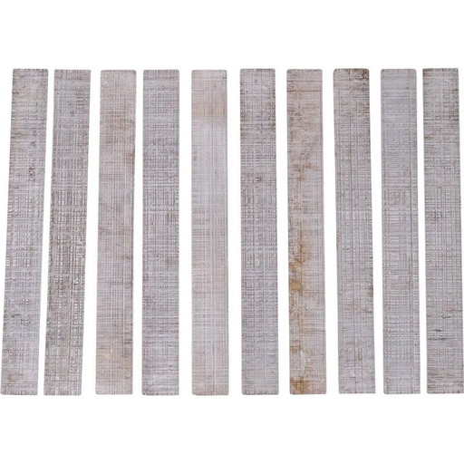 Set of vintage wooden wall panels and Mdf panels, France 1990