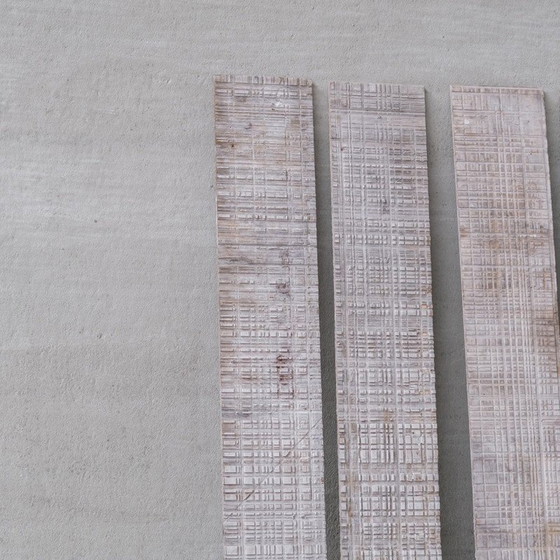 Image 1 of Set of vintage wooden wall panels and Mdf panels, France 1990