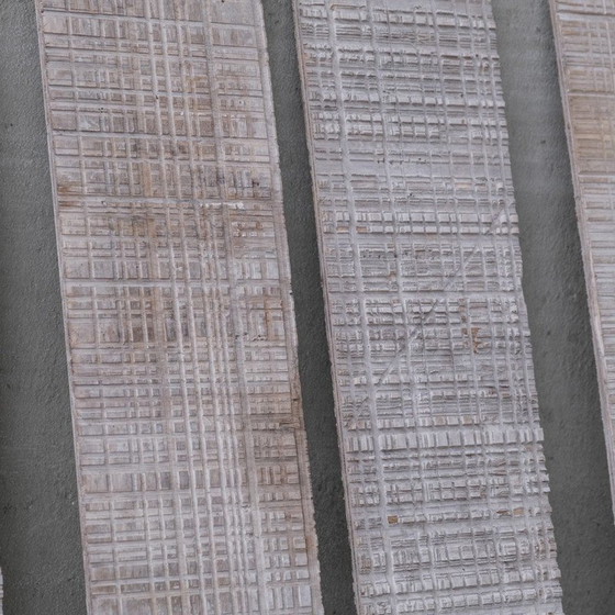 Image 1 of Set of vintage wooden wall panels and Mdf panels, France 1990