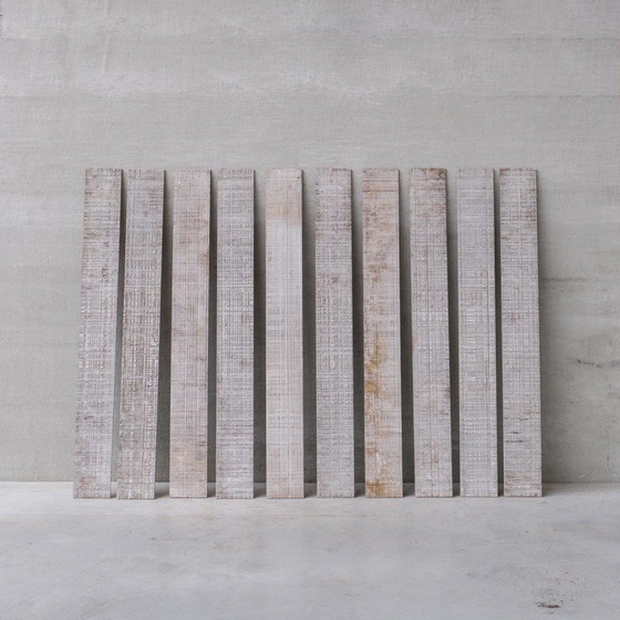 Image 1 of Set of vintage wooden wall panels and Mdf panels, France 1990