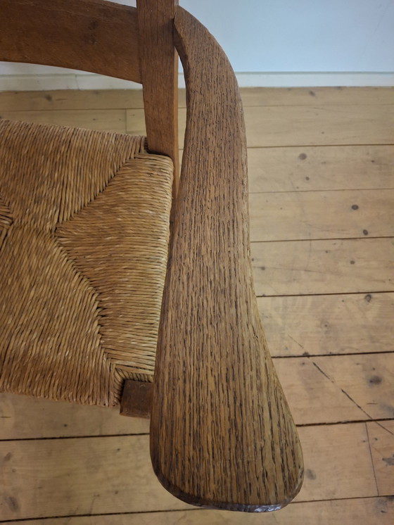 Image 1 of Brutalist Oak Armchair