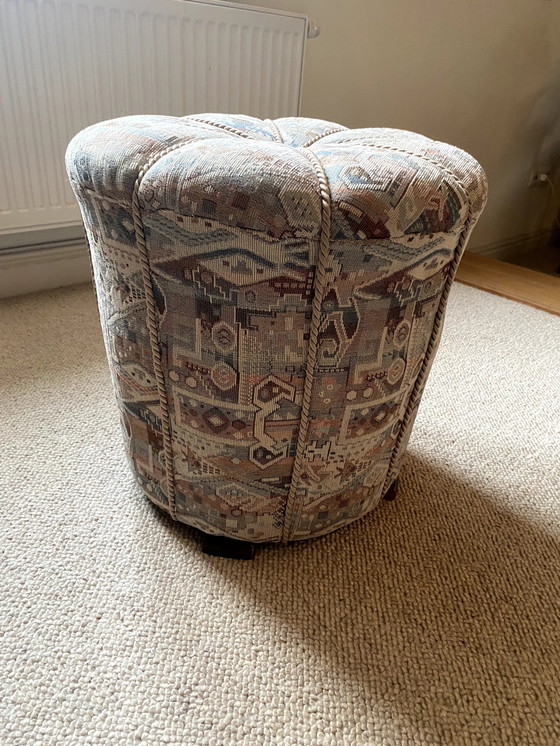 Image 1 of Art Deco Footstool/ Tabouret