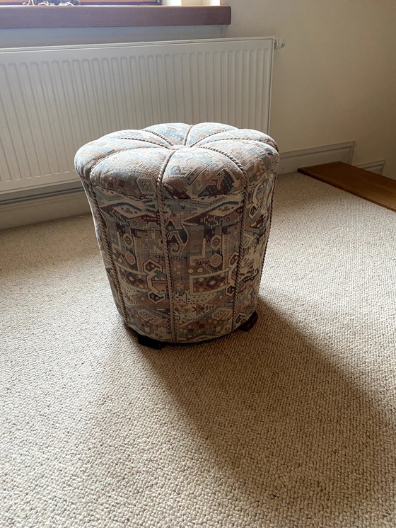 Image 1 of Art Deco Footstool/ Tabouret