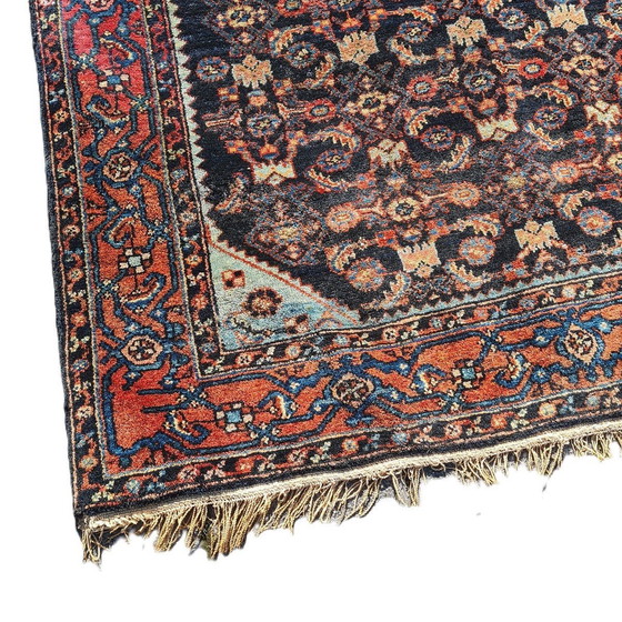 Image 1 of Hand Knotted Wool Feraghan Carpet Circa 1950