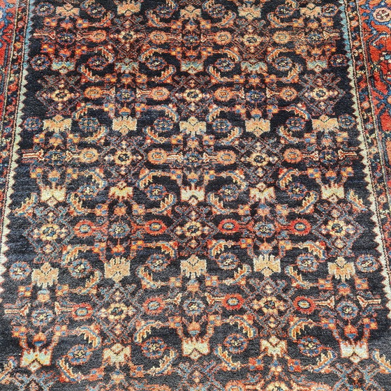 Image 1 of Hand Knotted Wool Feraghan Carpet Circa 1950