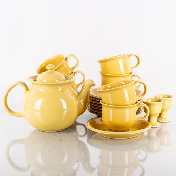 Image 1 of Vintage 10-piece Ceramic coffee set by HOGANAS 1960