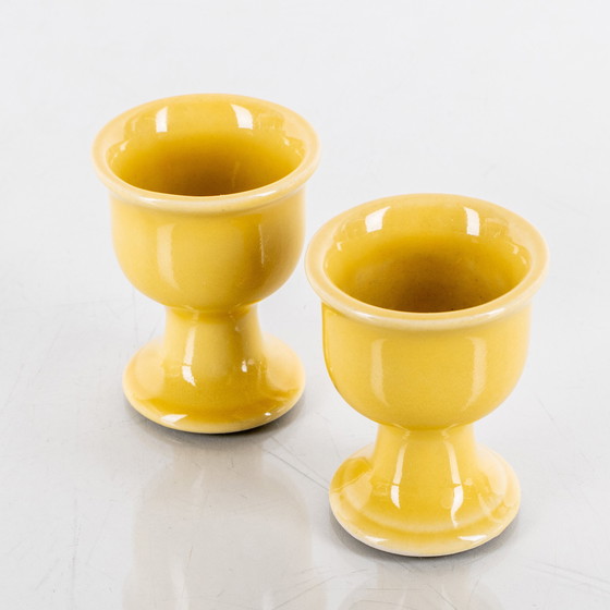 Image 1 of Vintage 10-piece Ceramic coffee set by HOGANAS 1960