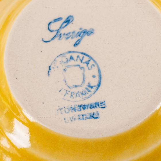 Image 1 of Service à café vintage 10 pièces Céramique de chez HOGANAS 1960