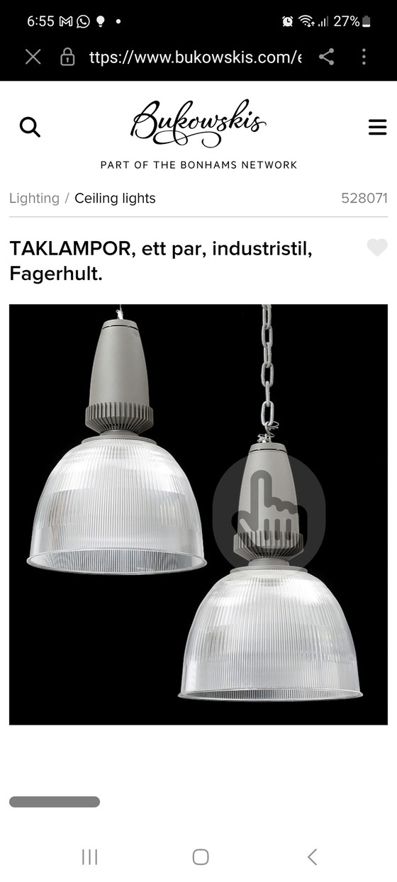 Image 1 of Lampe suspendue Fagerhult