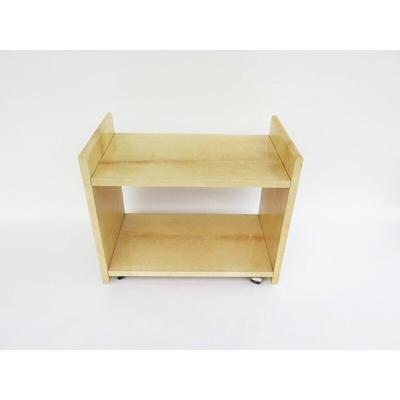 Image 1 of Carrello da portata in pergamena d'epoca di Aldo Tura, 1970