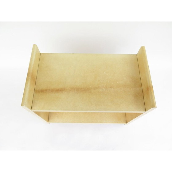 Image 1 of Carrello da portata in pergamena d'epoca di Aldo Tura, 1970