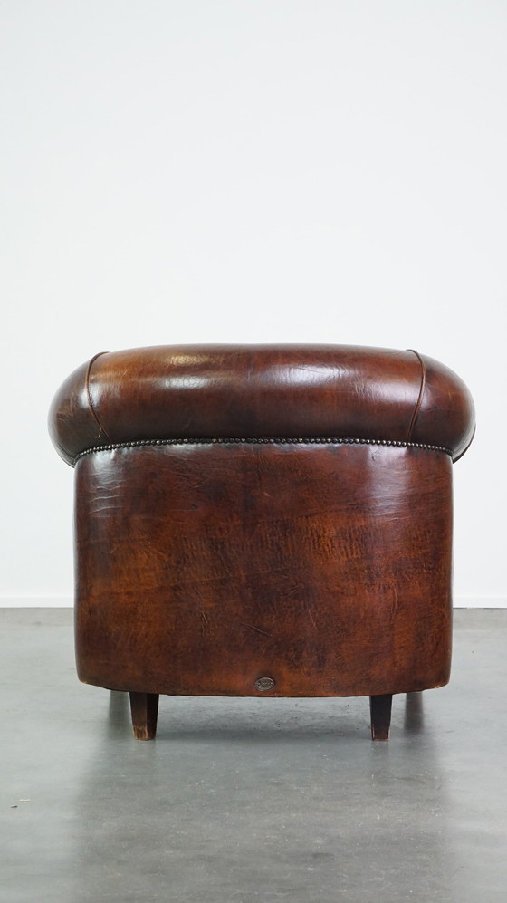 Image 1 of Sheep leather club chair