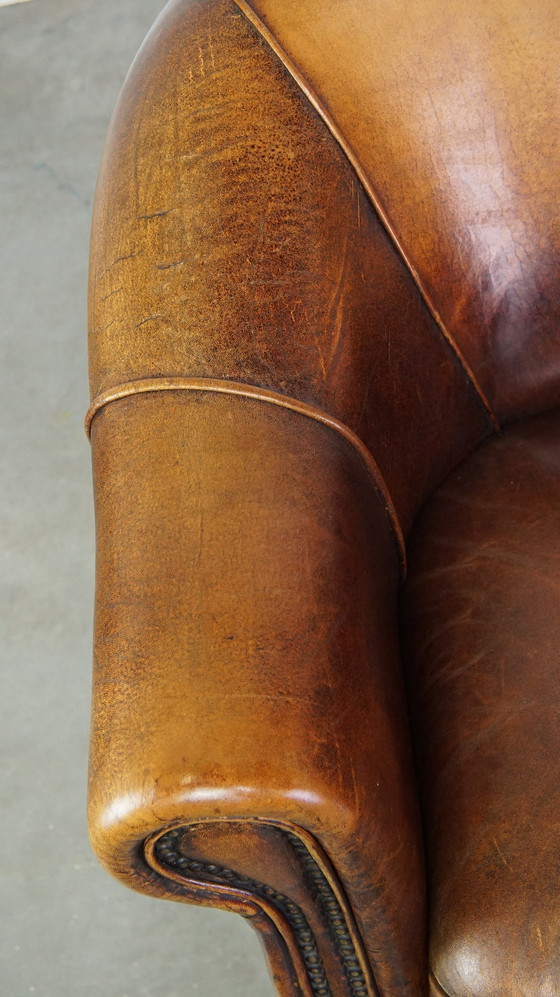 Image 1 of Sheep leather club chair