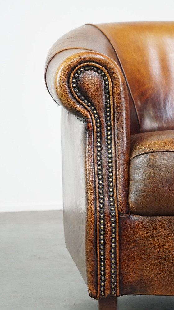 Image 1 of Sheep leather club chair