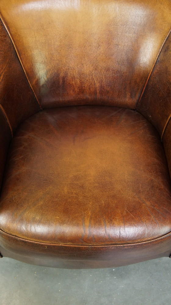 Image 1 of Sheep leather club chair