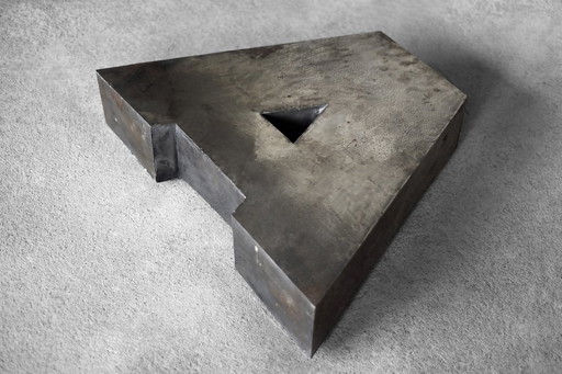 Vintage Large Industrial Polish Metal Letter A, 1950S