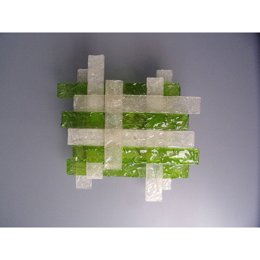 Vintage wall lamp in Murano glass, Italy 1970