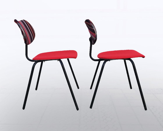 Image 1 of Sedie da conferenza Thonet degli anni &#39;50, set di due.