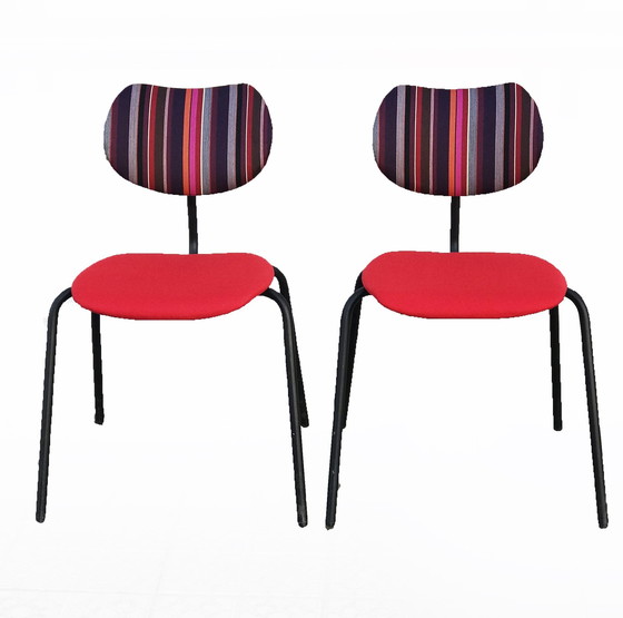 Image 1 of Sedie da conferenza Thonet degli anni &#39;50, set di due.