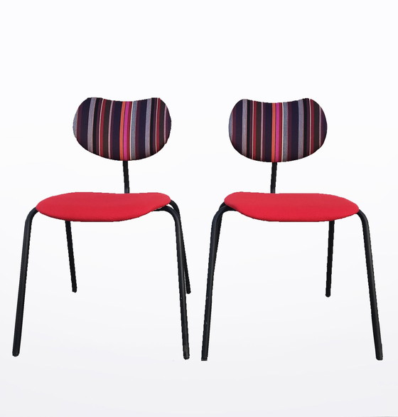 Image 1 of Sedie da conferenza Thonet degli anni &#39;50, set di due.