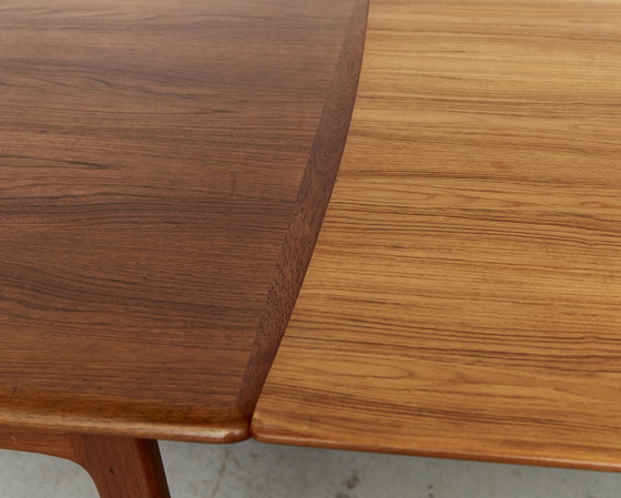 Image 1 of Svend Åge Madsen Teak Dining Table for K. Knudsen