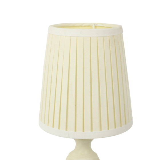 Image 1 of Empire Alabaster Brass Table Lamp