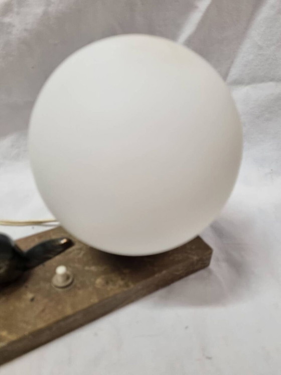 Image 1 of Art Deco Dog Ball Lamp, 1930