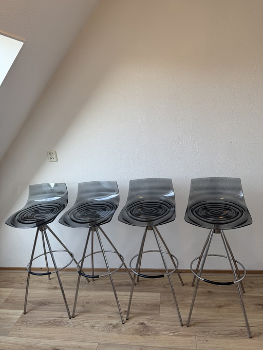 4x Calligaris l’Eau Bar stools