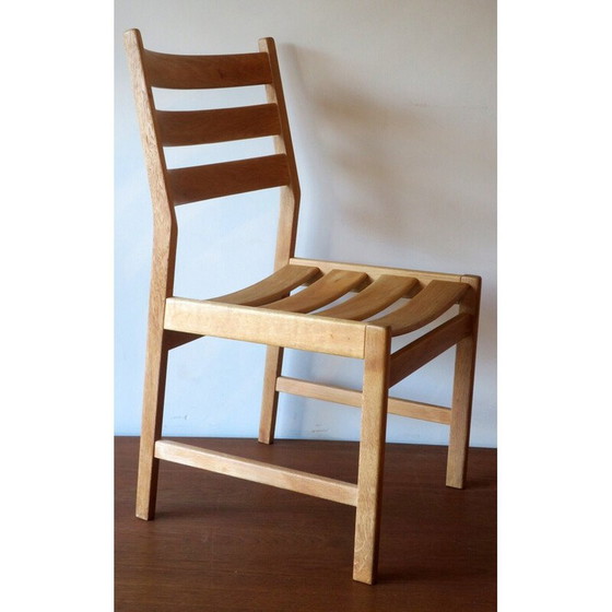 Image 1 of Sedia laterale vintage in rovere di Kurt Ostervig per Kp Mobler, 1950