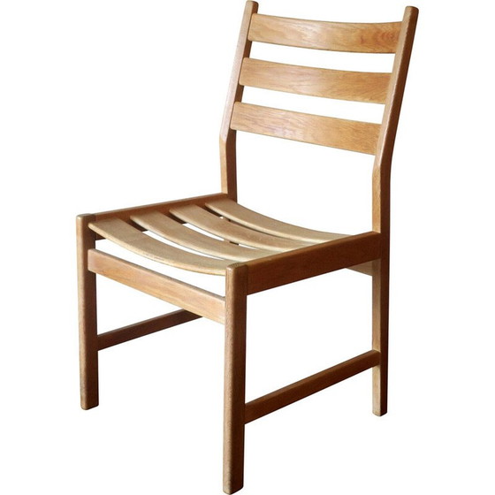 Image 1 of Sedia laterale vintage in rovere di Kurt Ostervig per Kp Mobler, 1950